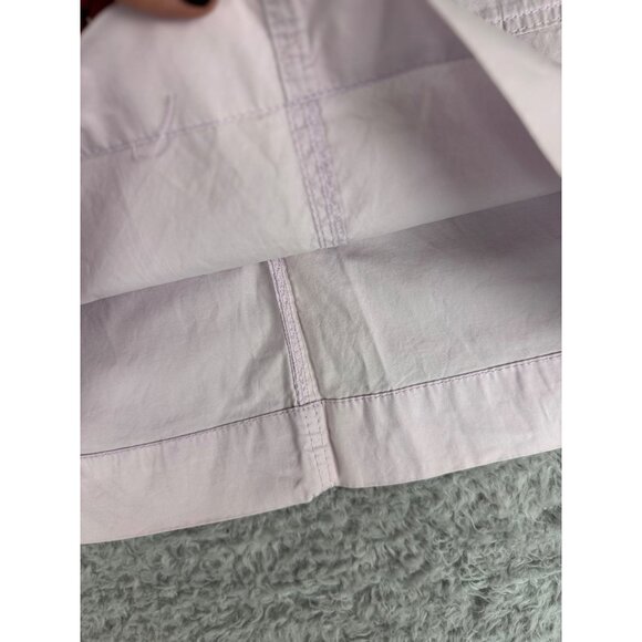 J. Crew Womens White Casual Skirt Size 8 100% Cotton With Pockets & Zip Closure - Picture 6 of 11